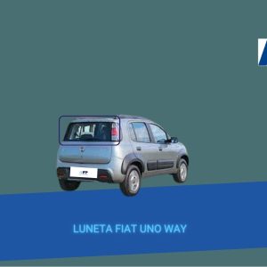 LUNETA VERDE  TEMPLADA CON DEFROSTER  FIAT UNO WAY AGC 2014-2020