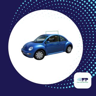 VIDRIO PUERTA DELANTERA IZQUIERDA VOLKSWAGEN NEW BEETLE /3 PUERTAS HATCHBACK-1998-2002/FUYAO