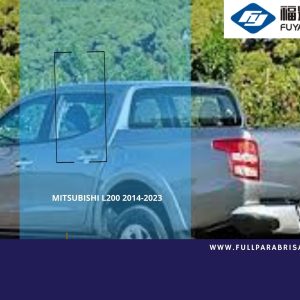 vidrio de puerta trasera izquierda verde Mitsubishi L200 4 puertas pickup 2014-2020