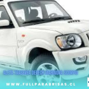 Aleta trasera derecha verde mahindra scorpio  5 puertas 2001- 2014