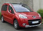 aleta delantera derecha verde Peugeot Partner 2 van 2008-2018