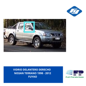 Vidrio de Puerta Delantera Derecha Nissan Terrano 4 doors 1998-2012