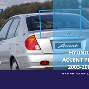 LUNETA HYUNDAI ACCENT PRIME 2003-2004
