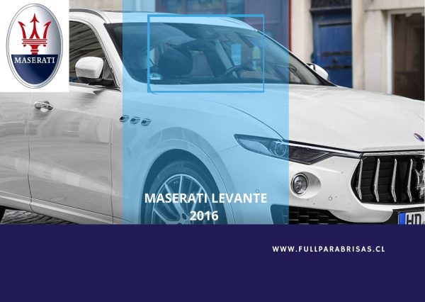 PARABRISAS MASERATI LEVANTE 2016 CON SENSOR Y CAMARAS ORIGINAL