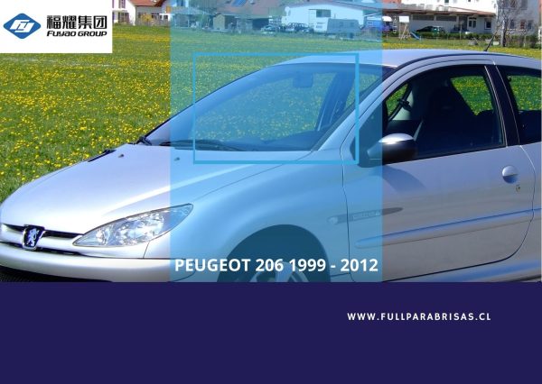 PARABRISAS  PEUGEOT 206 1999 - 2012 CON SENSOR Y DEGRADE FUYAO /A4