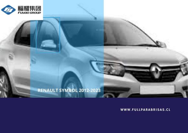 VIDRIO DELANTERO DERECHO TEMPLADO RENAULT SYMBOL 2012-2023 FUYAO