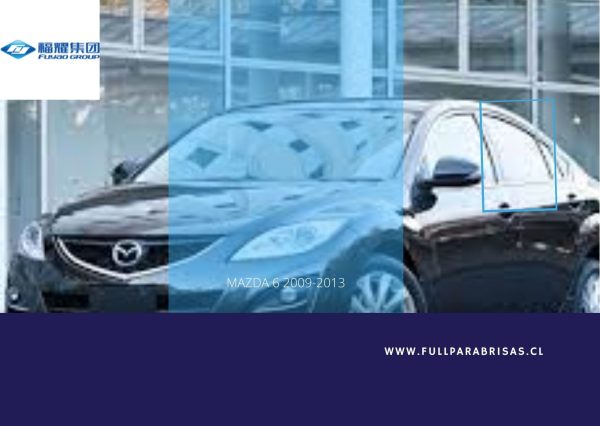 VIDRIO PUERTA TRASERA IZQUIERDA VERDE MAZDA 6 2009-2013 FUYAO