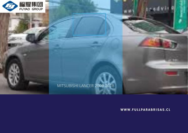 VIDRIO DE PUERTA TRASERA IZQUIERDA PRIVACE MITSUBISHI LANCER 2009 -2018 FUYAO