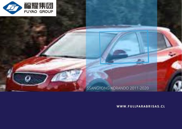 VIDRIO DELANTERO IZQUIERDO SSANGYONG KORANDO 2011-2020 FUYAO