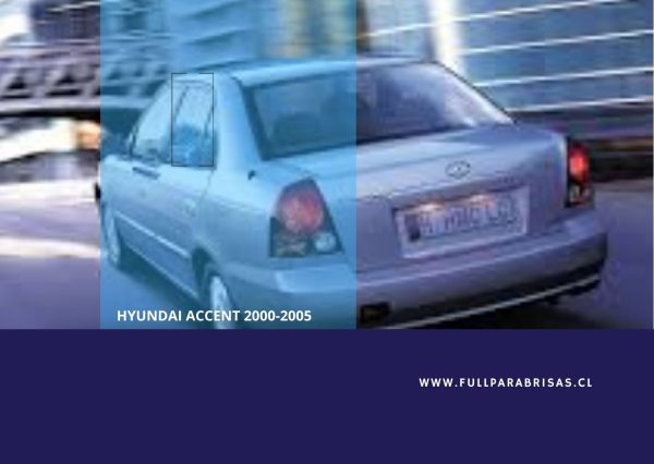 VIDRIO PUERTA TRASERA IZQUIERDA HYUNDAI ACCENT 2000-2005 FUYAO