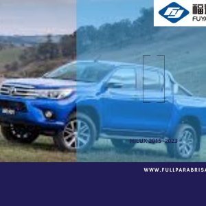 VIDRIO PUERTA TRASERA IZQUIERDA VERDE TOYOTA HILUX 2015-2023