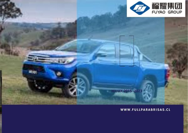VIDRIO PUERTA TRASERA IZQUIERDA VERDE TOYOTA HILUX 2015-2023