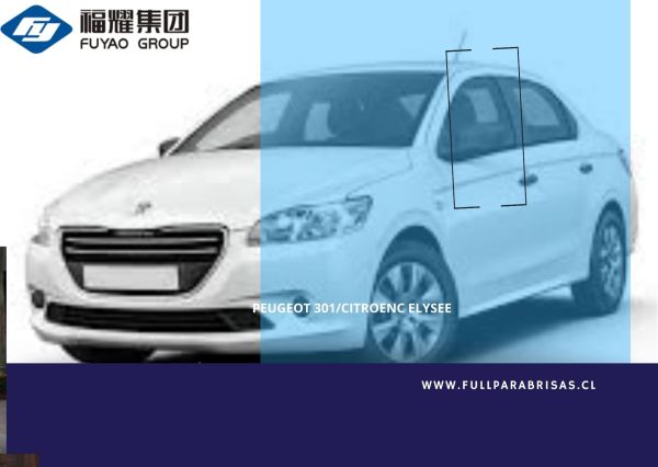 VIDRIO DELANTERO IZQUIERDO PEUGEOT 301 /CITROEN C ELYSEE  FUYAO