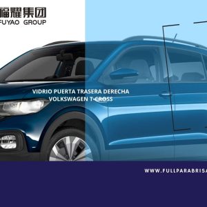 VIDRIO PUERTA TRASERA IZQUIERDA VOLKSWAGEN T-CROSS FUYAO