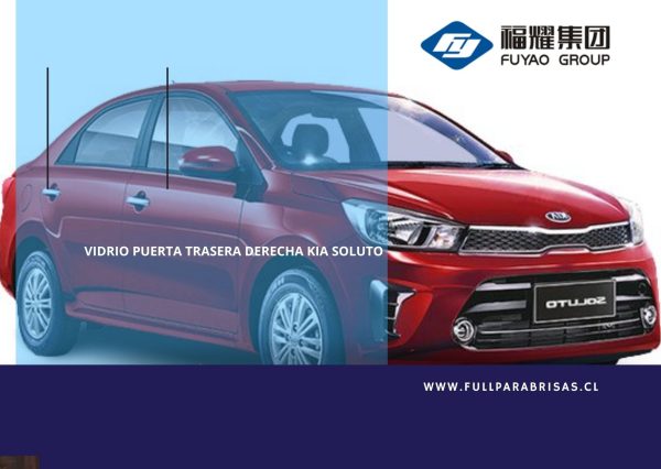 VIDRIO PUERTA TRASERA DERECHA KIA SOLUTO FUYAO