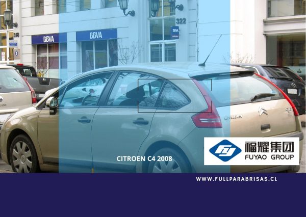 VIDRIO IZQUIERDO TRASERO FIJO CITROEN C4 2008 FUYAO