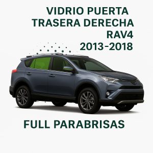 vidrio púerta trasera derecha toyota rav 4 VIDRIO HOMOLOGADO PUERTA TRASERA DERECHA TOYOTA RAV 4 2013-2018 FUYAO