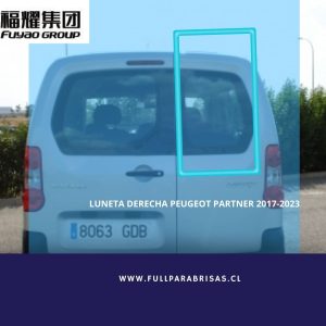 LUNETA DERECHA PEUGEOT PARTNER 2017-2023 FUYAO