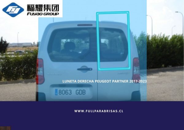LUNETA DERECHA PEUGEOT PARTNER 2017-2023 FUYAO