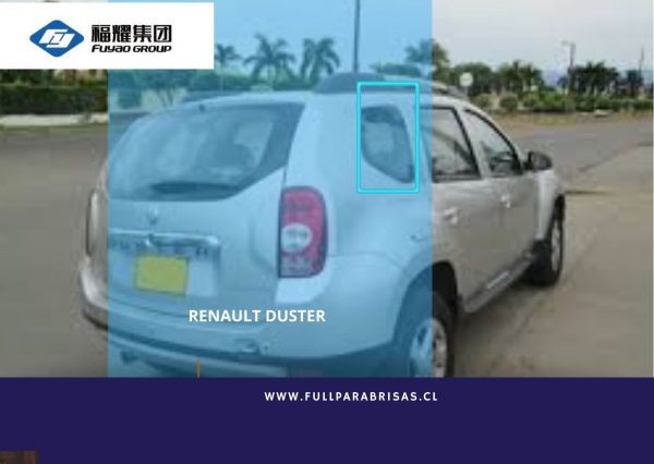 VIDRIO LATERAL TRSERO DERECHO VERDE RENAULT DUSTER