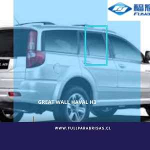VIDRIO PUERTA TRASERA DERECHA PRIVACY GREAT WALL HAVAL H3 2003-2018 FUYAO