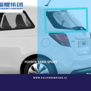LUNETA TOYOTA YARIS SPORT 3 PUERTAS 2012-2017 FUYAO