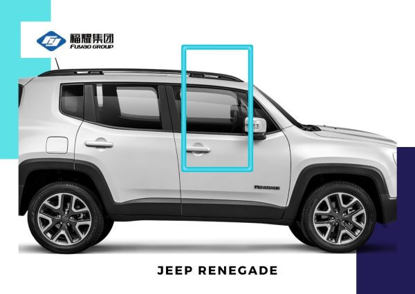 VIDRIO PUERTA DELANTERA DERECHA JEEP RENEGADE 2019 FUYAO