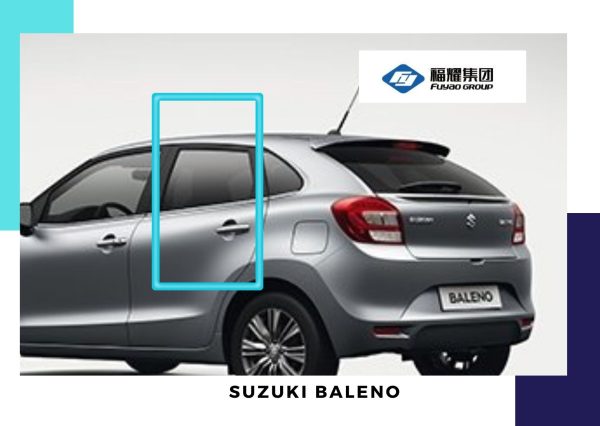 VIDRIO PUERTA TRASERA IZQUIERDA PRIVACE SUZUKI BALENO 2016-2023 FUYAO