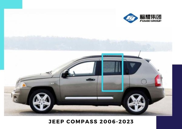 VIDRIO TRASERO IZQUIERDO JEEP COMPASS 2006-2023 FUYAO