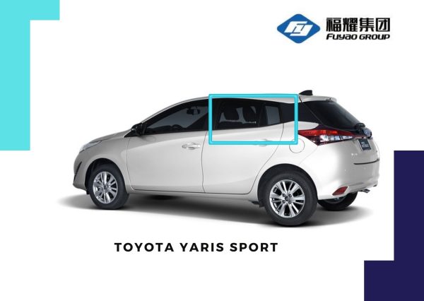 VIDRIO PUERTA TRASERA IZQUIERDA TOYOTA YARIS SPORT 5PTS FUYAO
