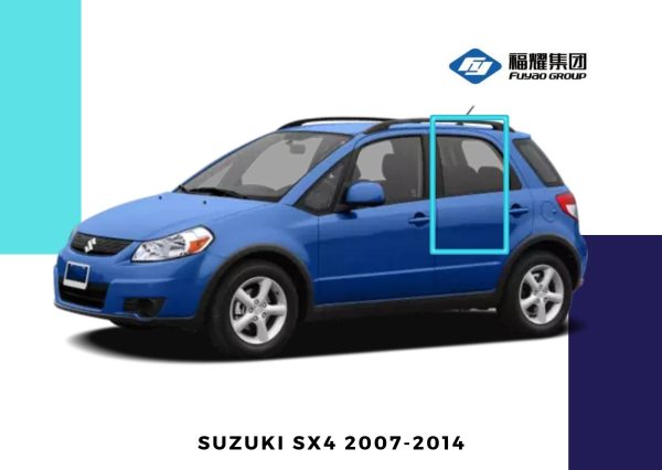 VIDRIO TRASERO IZQUIERDO SUZUKI SX4 2007-2014 FUYAO