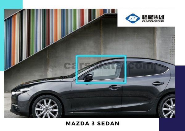 VIDRIO PUERTA DELANTERA IZQUIERDA MAZDA 3 SEDAN FUYAO