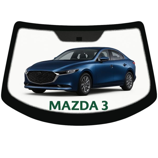 PARABRISAS  HOMOLOGADO MAZDA 3 SPORT 2019 - 2026  CON SENSOR DESPLAZADO DERECHA  | FUYAO