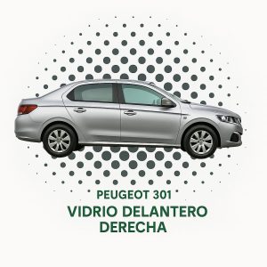 VIDRIO HOMOLOGADO DELANTERO DERECHO PEUGEOT 301 2012-2023 FUYAO