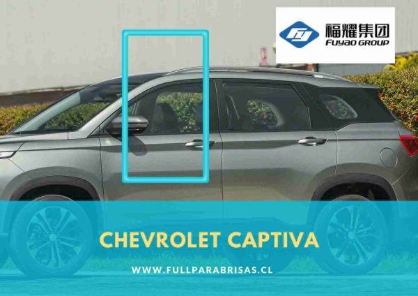 VIDRIO PUERTA DELANTERA IZQUIERDA CHEVROLET CAPTIVA 2022 FUYAO