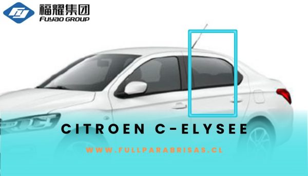 VIDRIO PUERTA TRASERA IZQUIERDA CITROEN C-ELYSEE 2018 FUYAO