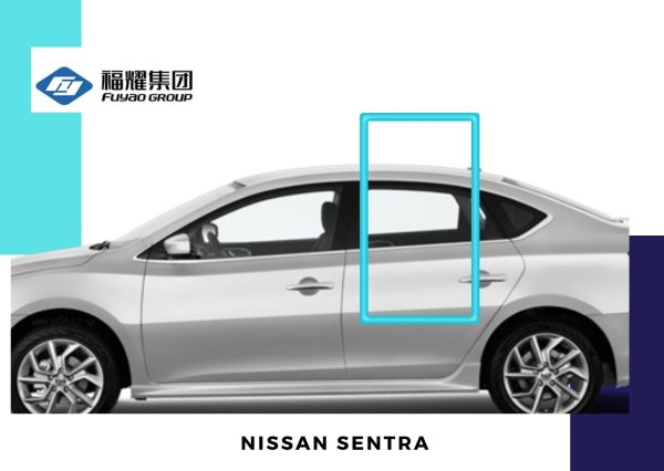 VIDRIO PUERTA TRASERA IZQUIERDA NISSAN SENTRA 2012-2018 FUYAO