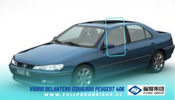 VIDRIO DELANTERO IZQUIERDO PEUGEOT 406 1996-2004 FUYAO