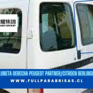 LUNETA DERECHA SIN DEFROSTER PEUGEOT PARTNER/CITROEN BERLINGO 1996-2010 FUYAO