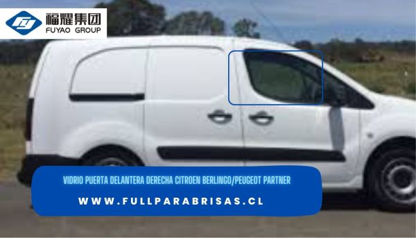 VIDRIO PUERTA DELANTERA DERECHA CITROEN BERLINGO /PEUGEOT PARTNER 2011-2018-FUYAO