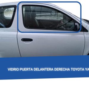 VIDRIO PUERTA DELANTERA DERECHA TOYOTA YARIS 3 PUERTAS 1999-2005 FUYAO