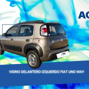 VIDRIO TEMPLADO PUERTA DELANTERA IZQUIERDA FIAT UNO WAY-AGC