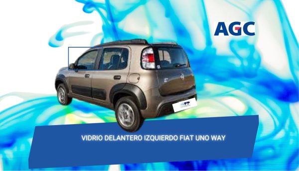 VIDRIO TEMPLADO PUERTA DELANTERA IZQUIERDA FIAT UNO WAY-AGC
