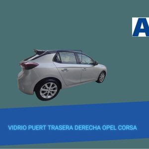 VIDRIO PUERTA TRASERA DERECHA VERDE OPEL CORSA 23- AGC