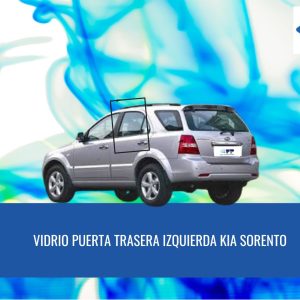 VIDRIO PUERTA TRASERA IZQUIERDA  VERDE KIA SORENTO 2003-2010 FUYAO