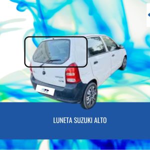LUNETA TEMPLADA MONTADA EN GOMA CON DEFROSTER SUZUKI ALTO 2006-2018 FUYAO