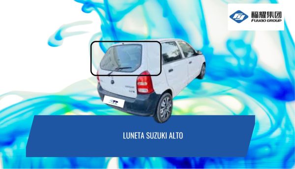 LUNETA TEMPLADA MONTADA EN GOMA CON DEFROSTER SUZUKI ALTO 2006-2018 FUYAO