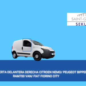 VIDRIO PUERTA DELANTERA DERECHA CITROEN NEMO/ PEUGEOT BIPPER/ FIAT FIORINO CITY/ RAM 700 VAN  - SAINT GOBAIN SEKURIT