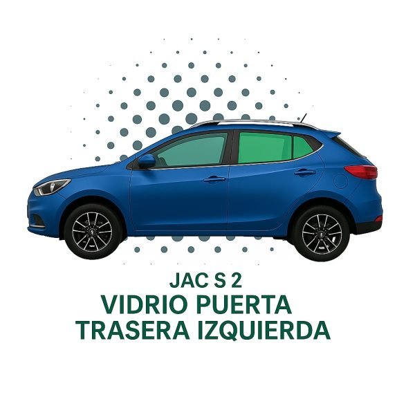VIDRIO HOMOLOGADO PUERTA TRASERA IZQUIERDA JAC S2 | FUYAO