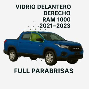 VIDRIO HOMOLOGADO DELANTERO DERECHO RAM 1000 PICK UP 2021- 2023